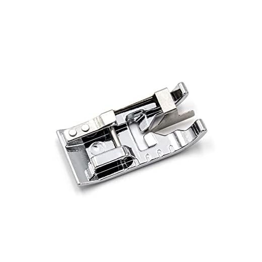 vhbw Nähmaschine Ersatzteil Zubehör Kantenfuß mit Mittelführung kompatibel mit Nähmaschine Janome Jubilee 85, Jem Platinum 720, Jem Gold, Jem Gold Plus