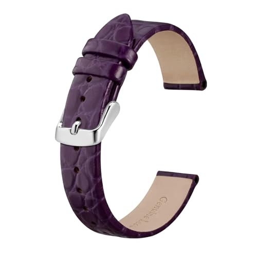 Bracelet de remplacement de 12 mm en cuir alimentaire pour dame