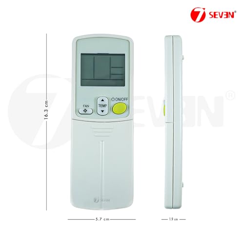 Image of 7SEVEN Compatible Daikin Ac Remote Original BRC4C151 BRC4C152 BRC4C155 BRC4C158 Model 92A Suitable for Split and Window Air Conditioner and Replicate of Genuine Remotes