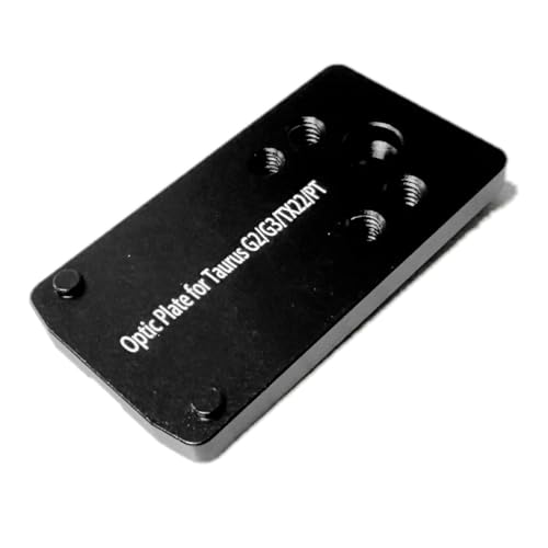 Ade Advanced Optics Mount Plate for Taurus PT111 G2, Millennium G2, G2, G2c, G2s, G3, and TX22 – Fits Vortex Venom, Burris Fastfire, Shield RMSc, JPoint, Docter, Insight, Crimson Trace, Red Dot Sights