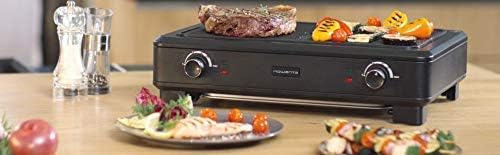 Rowenta KG900812, Smokeless Grill, Griglia, 70% di fumo in meno, Meno odori, 2 zone di cottura indipendenti, 2000 W, Nero Rowenta KG900812, Smokeless Grill, Griglia, 70% di fumo in meno, Meno odori, 2 zone di cottura indipendenti, 2000 W, Nero