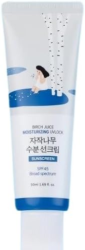 Round Lab's Moisturizing Sunscreen UVlock – SPF 45+ Broad Spectrum – Lightweight, Hydrating, Unscented – 1.69 fl oz / 50 mL