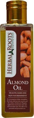 Herbal Roots Pure Almond Oil - Health, Hair and Skin Nourishment - 100 ml