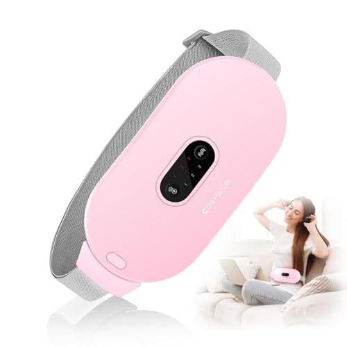 Portable Cordless Heating Pad: 6 Heat Levels and 6 Massage Modes,3S Fast Heating,Electric Heating...