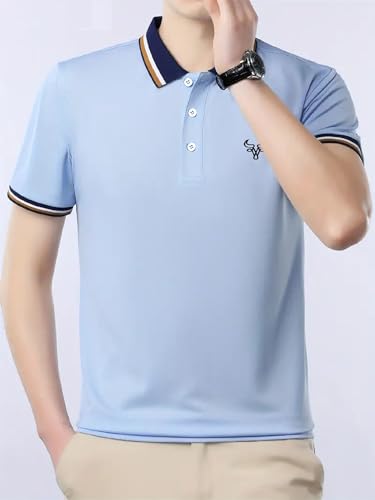 Image of Lymio Polo T Shirt for Men || T Shirt for Man || Collar T Shirt Style Men (Packs Also Available) (Polo-81-84)