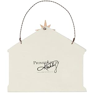 Primitives by kathy nativity ornament  urban country home decor