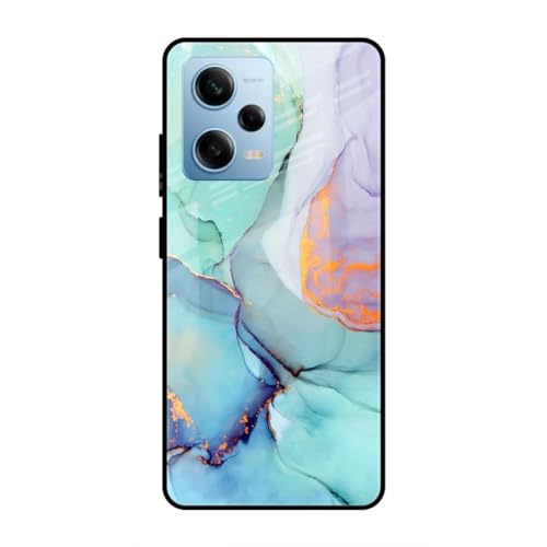 Image of SmashItUp Marbles | Multi Colours | Pattern Designer Printed TPU Metal Case Mobile Back Cover for Redmi Note 12 Pro 5G