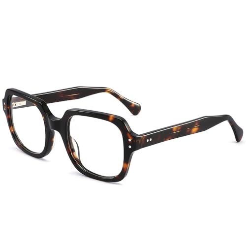 Men Glasses Frame Retro Eyeglasses Vintage Acetate Eyewear