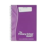 Educational Planning Books– Primary School Teachers Diary 2025-26 Week-to-View Dated Teachers Planner & Academic Diary A4, Primary School Teachers Notebook Essential Teacher Supplies – Purple (PSD1-P)
