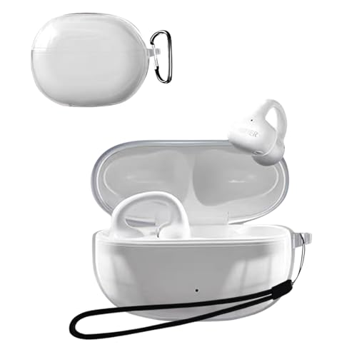 For Edifier Comfo Q �P�[�X YILLIONS �_�炩��TPU�f�ސ��̃X�|�[�c�N�[���ȃf�U�C�� �Ռ��z�� �h�� �h�o �y�� �����h�~�p�̃t�b�N�𓋍ڂ��� �X�����\�t�g �P�[�X�J�o�[ Edifier Comfo Q �J�o�[�i�N���A�j