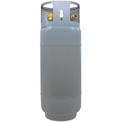 Flame King 43.5LB Steel Forklift Propane Tank with Gauge, DOT and TC Compliant, Rugged-Designed, Larger Than Standard Forklift Tanks