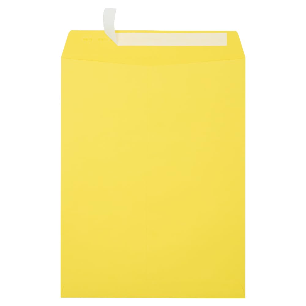 10 x 13 Open End Envelopes - Citrus Yellow (50 Qty.)
