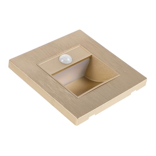 Amosfun Motion Sensor Indoor Step Lights Compact LED Lighting for Stairs Hallways Rvs Automatic Activation Sleek Minimalist Design Safe Illumination