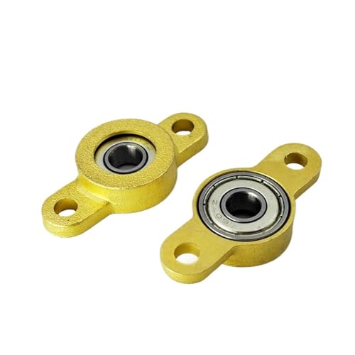 2 pieces of micro-seat bearings 5mm 6mm 7mm 8mm 10mm KFL05 KFL06 KFL07 KFL08 KFL10 bearings with copper seats(10mm)