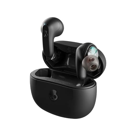 SKULLCANDY Écouteurs sans Fil Rail avec Microphone et Intégration App Skull-IQ, 42 h d’Autonomie, Écouteurs Bluetooth pour iPhone, Android et Plus - Noir