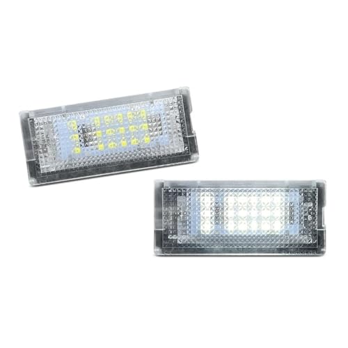 Luces matrícula de alta densidad LED para Mini Cooper R50 2002-2006 repuesto 51247114535