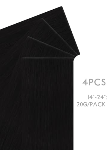 Image of WENNALIFE Invisi Edge 8cm Tape in Hair Extensions Human Hair