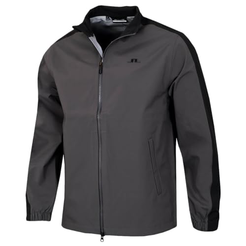 J.Lindeberg Men's Theo Waterproof Windproof Golf Rain Jacket