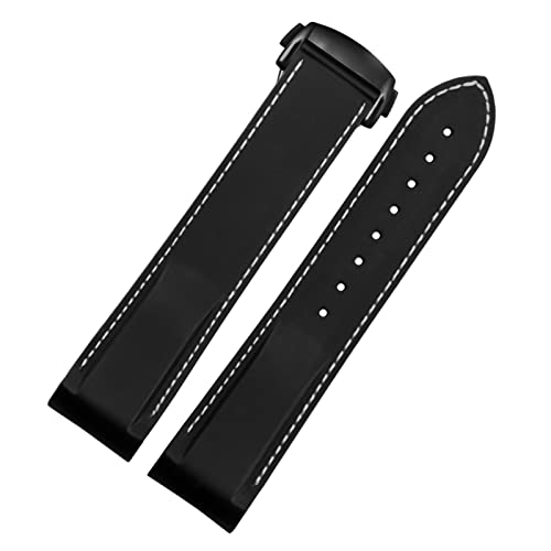 Bracelet montre 22mm silicone étanche contre la sueur