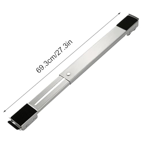 Support machine à laver réglable télescopique avec freins de sécurité