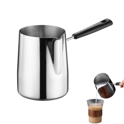 Kitchen Essential, caffettiera turca realizzata in acciaio inossidabile per l'uso quotidiano nella preparazione di bevande e salse (600 ml)