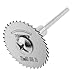OriGlam OriGlam 6PCS HSS Rotary Circular Saw Blades Cutting Discs, Wood Cutting Rotary Tool for Dremel Drills Rotary Mandrel