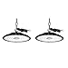 200W UFO Faretto LED 20000LM, bapro Faretto LED Lampadario Per Magazzino, 2PC Industria Fari LED Soffitto IP65 Impermeabile per Officina, Garage, Aeroporto, Stadio, Ippodromo