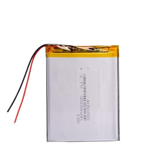 Batería 406080 3.7V de larga duración con 3000mAh en lote de 10 celdas de polímero de litio