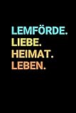 lemförder querlenker  Lemförde: Notizbuch, Notizblock, Notebook  Punktraster, Punktiert, Dotted  120 Seiten, DIN A5 (6x9 Zoll)  Notizen, Termine, Ideen, Skizzen, ... Dorf, Metropole, Region, Liebe und Heimat