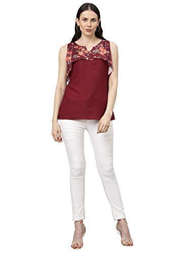 Image of Selvia Women's Floral Regular Fit Dress Shirt