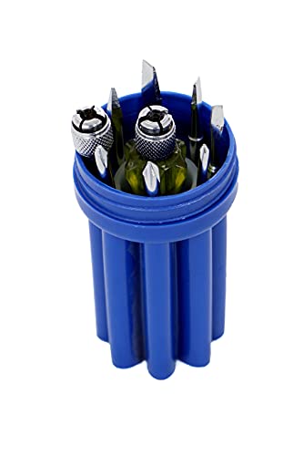 Image of DURELO D-900 Screwdriver Set With Eight Blades and Electrical Tester for Multipurpose Application