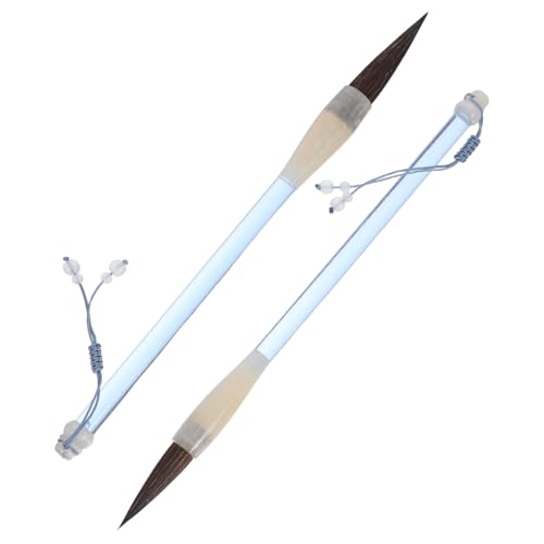 VILLCASE 2 Stück Kalligrafie Pinsel für Anfänger Geeignet für Kursive Perfektes Werkzeug zur Verbesserung der Schreibtechnik Spirituellen Praxis