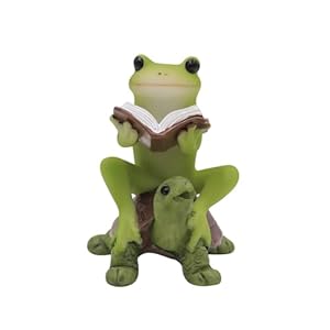 Miniature Frog Figurines Statue Cute Frog Decor Funny Indoor Frog D¨¦cor for Plant Shelf Fish Tank Animal Desk Decorations