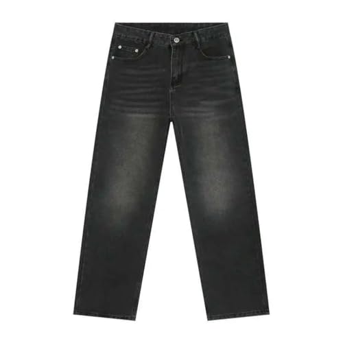 Men's Slim Fit Jeans, Casual Straight, Washed Denim, Pencil Pants, 2025 Summer Trendy Trousers3