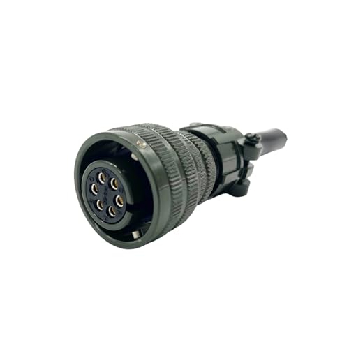 5015 Military Standard Industrial 6-pin Aviation Connector Circular Plug,Snap-On Design,Silver-Plated Copper Contact Welding Terminal,14S Shell Size 3106A14S-6S