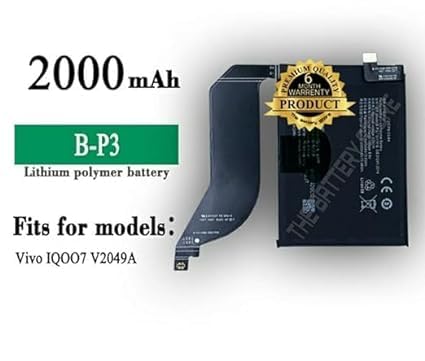 Image of THE BATTERY STORE Original B-P3 Battery for Vivo IQOO7 V2049A I2009 Internal 2000mAh Battery with 6 Month Warranty**(NN188)