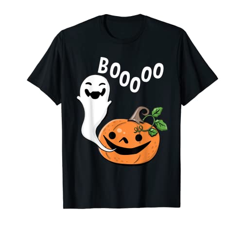 Divertente spaventoso trucco 'r scherzo zucca fantasma costume di Halloween Maglietta