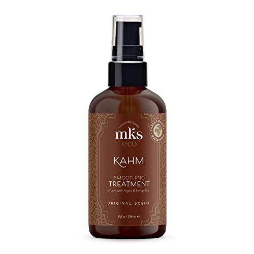 MKS eco Kahm Smoothing Treatment, Original Scent – 8 fl oz – Hair Smoothing Treatment – Vegetable Keratin Protein, Moroccan Argan Oil, Hemp Seed Oil – Vegan & Cruelty Free