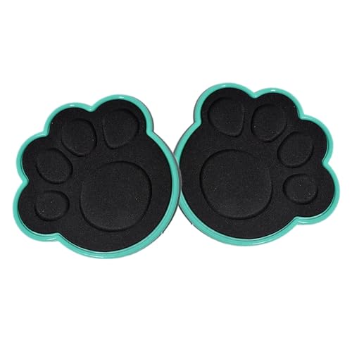 Toliya Discos deslizantes para entrenar, ejercicios de fitness, discos deslizantes para ejercicios de gato Paw Fitness | Aparatos de entrenamiento con diseño de huellas de patas para pilates, yoga y