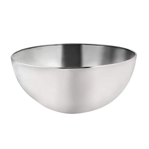 Mimo Style Bowl Bronze 24cm, Feita Inteiramente de Aço Inoxidável com Acabamento Externo Fosco. Esse