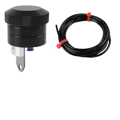 RZkadKWjy Motorrad Universal Kettenöler Öler System 12V 2,5mm kompatibel mit Kfz-Motorradteilen(Black)