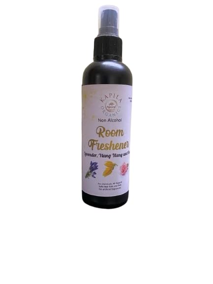 KAPILA ORGANICS Organic Room Air Freshener | Natural |, Reduces Odours, Long Lasting Fragrance, Suitable for Home & Office I (1) | Non chemical