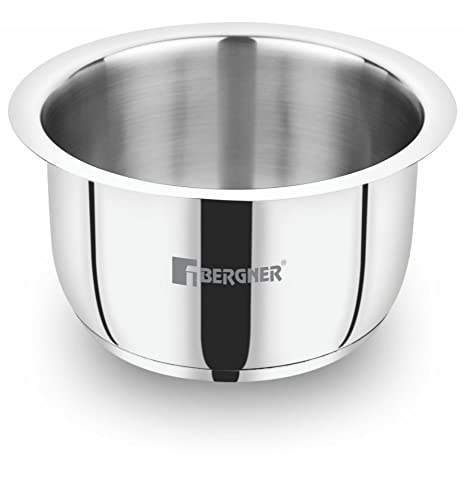 Image of BERGNER Eternity Stainless Steel Tope With Induction Compatible (3.35 Liter, Silver),Polished Metal