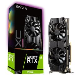 EVGA GeForce RTX 2060 XC ULTRA GAMING, 06G-P4-2166-KB, 6GB GDDR6, Dual HDB Fans