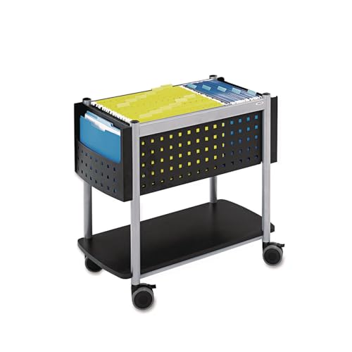 Safco, Scoot Open Top, Rolling Mobile File Cart, Fits Letter and Legal-Size Hanging Folders