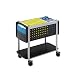 Safco 5373BL Scoot File Cart, Legal, Letter, Black