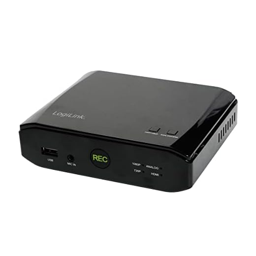 LogiLink UA0268 spel bio media capture box, spela upp i HD och gammal VHS, video 8, SVHS, Hi8 film