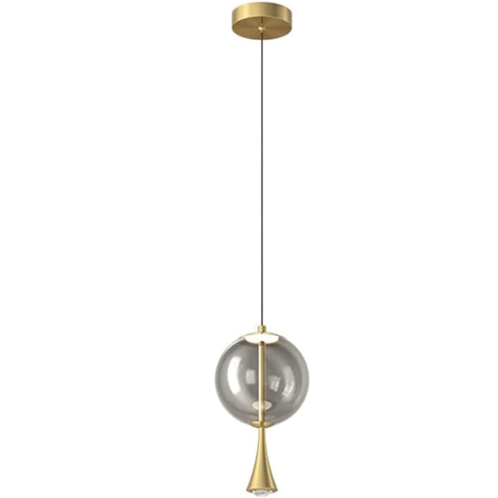 Suspension lumineuse de chevet en cuivre pour coin lecture