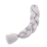 24 inch Jumbo Braid Hair Extensions Jumbo Box Braids Crochet Hair Long Rainbow Colorful for Women...