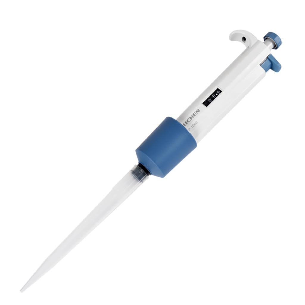 LICHEN Micropipette Adjustable 100-1000μl with Pipette Tips | Single Channel Pipette with High Accurate, Variable Volume, for Scientific Liquid Laboratory